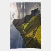 Leuchttürme | Färöer Dänemark Geschirrtuch (Vertikal)