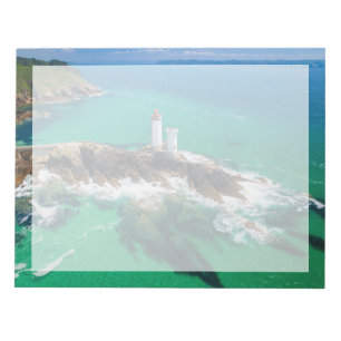 Leuchttürme Finistère Brest Bretagne Leuchtturm Notizblock