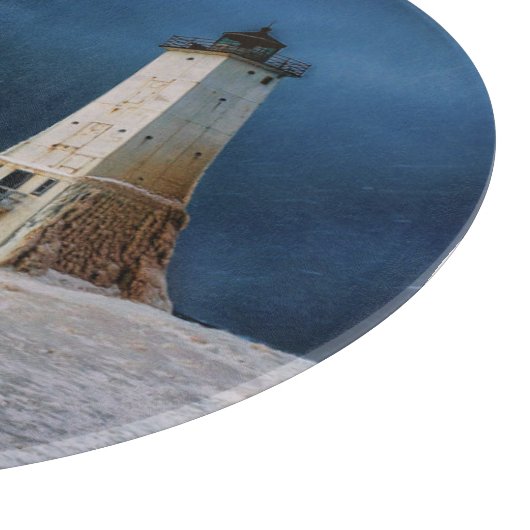 Leuchttürme | Frankfort Lighthouse Lake Michigan Schneidebrett (Ecke)