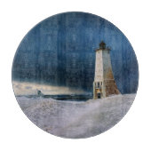 Leuchttürme | Frankfort Lighthouse Lake Michigan Schneidebrett (Vorderseite)