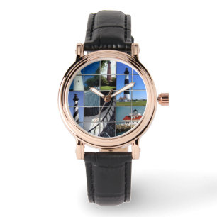 Leuchttürme für Außenbänke Armbanduhr