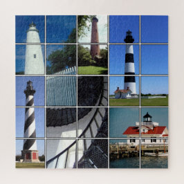 Leuchttürme für Außenbänke Puzzle