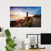 Leuchttürme | Gemein Ruz Lighthouse Poster (Heimbüro)