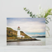 Leuchttürme | Georges Island Lighthouse Dankeskarte (Stehend Vorderseite)