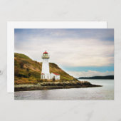 Leuchttürme | Georges Island Lighthouse Dankeskarte (Vorne/Hinten)