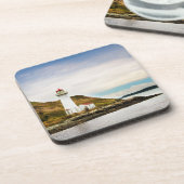 Leuchttürme | Georges Island Lighthouse Getränkeuntersetzer (Linke Seite)