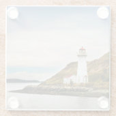 Leuchttürme | Georges Island Lighthouse Glasuntersetzer (Rückseite)