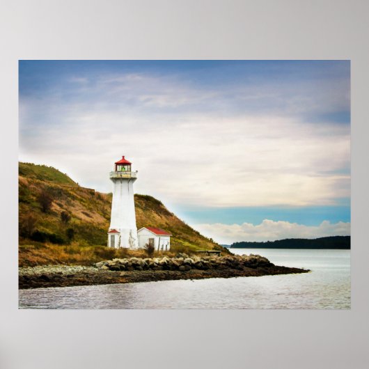 Leuchttürme | Georges Island Lighthouse Poster (Vorne)
