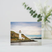 Leuchttürme | Georges Island Lighthouse Postkarte (Stehend Vorderseite)