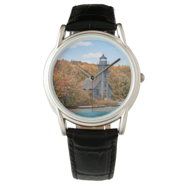 Leuchttürme | Grand Island East Channel Light Armbanduhr (Vorderseite)