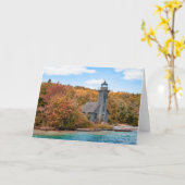 Leuchttürme | Grand Island East Channel Light Karte (Gelbe Blume)