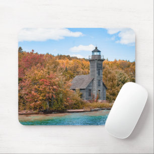Leuchttürme Grand Island East Channel Light Mousepad