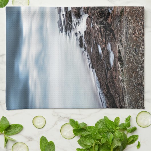 Leuchttürme | Grand Marais Lighthouse Minnesota Geschirrtuch (Gefaltet)