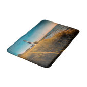 Leuchttürme | Großer Leuchtturm Ludington, MI Badematte (Schrägansicht)