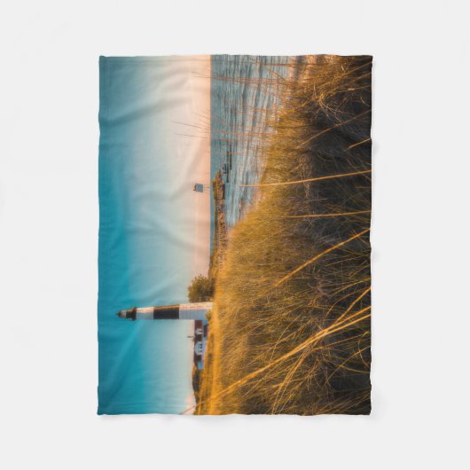 Leuchttürme | Großer Leuchtturm Ludington, MI Fleecedecke (Vorderseite)