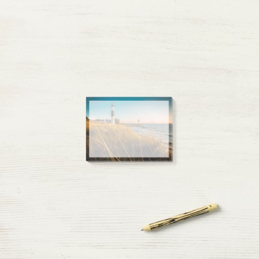 Leuchttürme | Großer Leuchtturm Ludington, MI Post-it Klebezettel (Auf Schreibtisch)