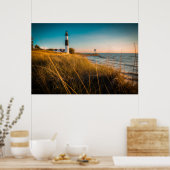 Leuchttürme | Großer Leuchtturm Ludington, MI Poster (Küche)