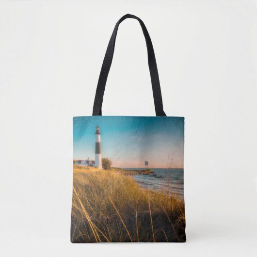 Leuchttürme | Großer Leuchtturm Ludington, MI Tasche (Vorderseite)