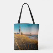 Leuchttürme | Großer Leuchtturm Ludington, MI Tasche (Rückseite)