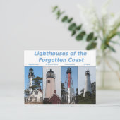 Leuchttürme in Florida Postkarte (Stehend Vorderseite)