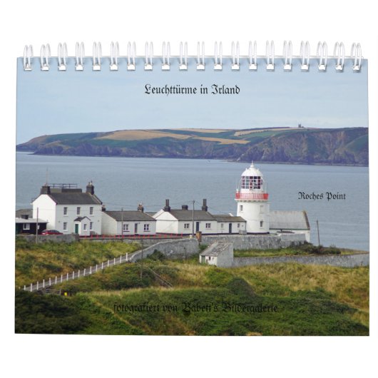 Leuchttürme in Irland Kalender (Rückseite)