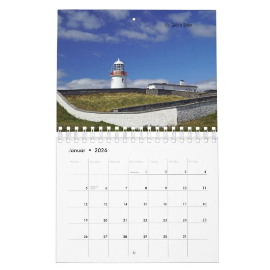 Leuchttürme in Irland Kalender (Jan 2026)