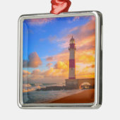 Leuchttürme | Itapuã Brasilien Leuchtturm Ornament Aus Metall (Links)