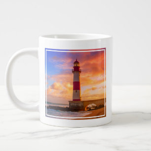 Leuchttürme   Itapuã Lighthouse Bahia Brasilien Jumbo-Tasse