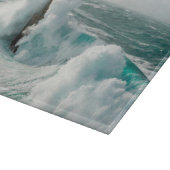 Leuchttürme | Jument Lighthouse Ouessant Frankreic Schneidebrett (Ecke)