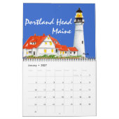 Leuchttürme - Kalender (Jan 2027)