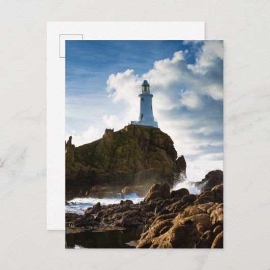 Leuchttürme | Kanalinseln La Corbière Postkarte (Vorne/Hinten)