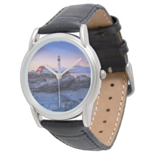 Leuchttürme Kap Elizabeth, Maine Armbanduhr