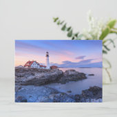 Leuchttürme | Kap Elizabeth, Maine Dankeskarte (Stehend Vorderseite)