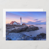 Leuchttürme | Kap Elizabeth, Maine Dankeskarte (Vorne/Hinten)