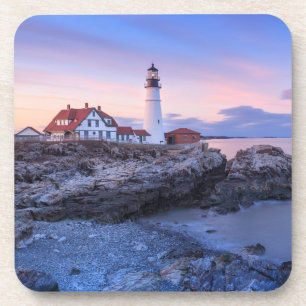 Leuchttürme Kap Elizabeth, Maine Getränkeuntersetzer