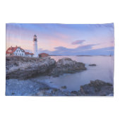 Leuchttürme | Kap Elizabeth, Maine Kissenbezug (Rückseite)