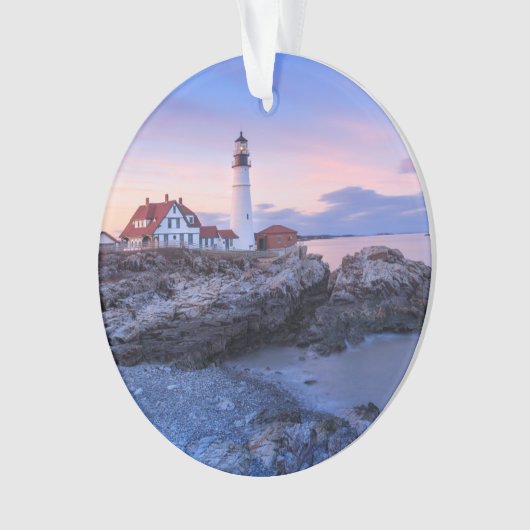 Leuchttürme | Kap Elizabeth, Maine Ornament (Vorderseite)