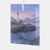 Leuchttürme | Kap Elizabeth, Maine Ornament Aus Glas (Vorderseite links)