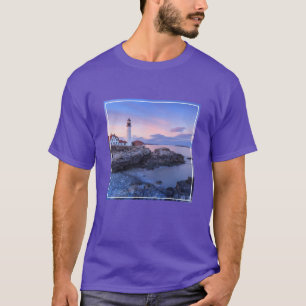 Leuchttürme   Kap Elizabeth, Maine T-Shirt