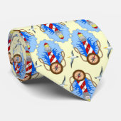 Leuchttürme Krawatte (Gerollt)