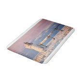 Leuchttürme | Lake Michigan Lighthouse Badematte (Schrägansicht)