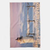 Leuchttürme | Lake Michigan Lighthouse Geschirrtuch (Vertikal)