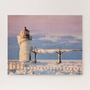 Leuchttürme   Lake Michigan Lighthouse Puzzle