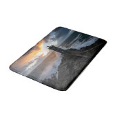 Leuchttürme | Le Conquet Kermorvan Lighthouse Badematte (Schrägansicht)