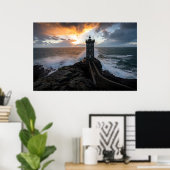 Leuchttürme | Le Conquet Kermorvan Lighthouse Poster (Heimbüro)