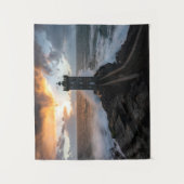 Leuchttürme | Le Conquet Kermorvan Lighthouse Wandteppich (Vorderseite)