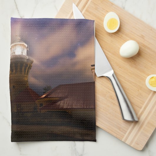 Leuchttürme | Leuchtturm Asutralia Geschirrtuch (Viertel Falte)