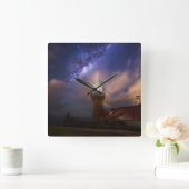 Leuchttürme | Leuchtturm Asutralia Quadratische Wanduhr (Zuhause)