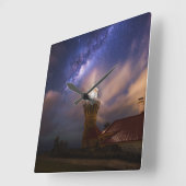 Leuchttürme | Leuchtturm Asutralia Quadratische Wanduhr (Winkel)