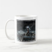 Leuchttürme | Leuchtturm im Sturm Kaffeetasse (Links)